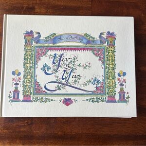 Year By Year Birthday Book, First Edition Hardcover